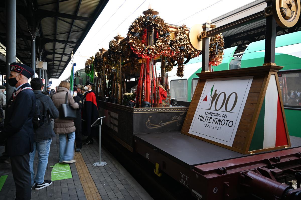 Treno del Milite Ignoto, a Bologna C.LE, 30-10-2021.